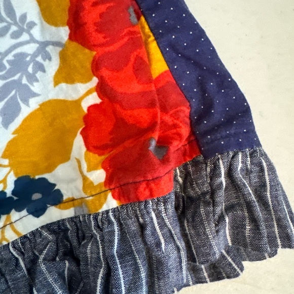 Colorful Patchwork girls persnickety Skirt 8 - Picture 5 of 12